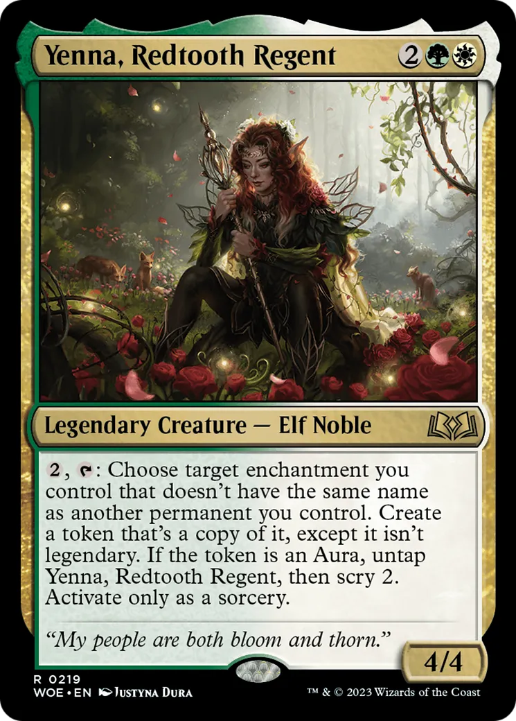 Yenna, Redtooth Regent — Wilds of Eldraine — Magic: The Gathering