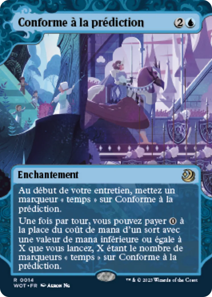 Conforme à la prédiction — Wilds of Eldraine: Enchanting Tales — Magic: The Gathering
