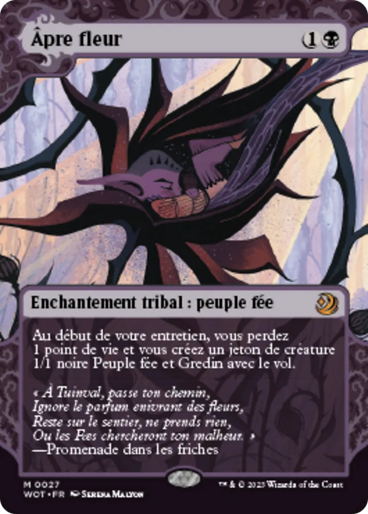 Âpre fleur — Wilds of Eldraine: Enchanting Tales — Magic: The Gathering