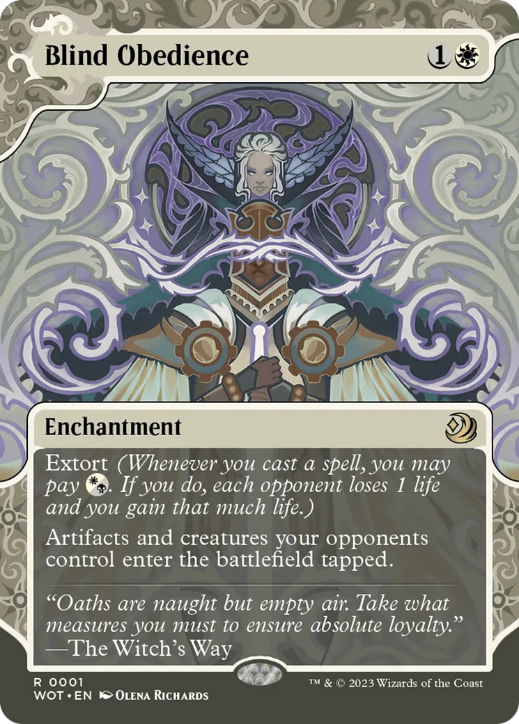 Blind Obedience — Wilds of Eldraine: Enchanting Tales — Magic: The Gathering