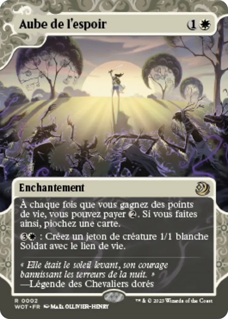 Aube de l'espoir — Wilds of Eldraine: Enchanting Tales — Magic: The Gathering