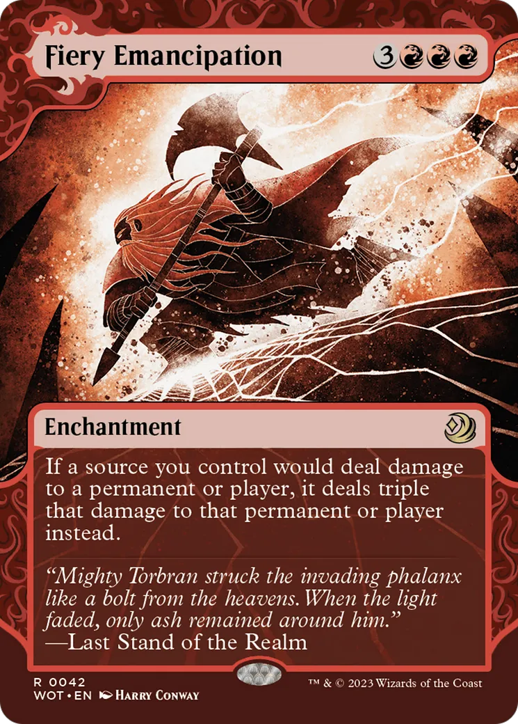 Émancipation ardente — Wilds of Eldraine: Enchanting Tales — Magic: The Gathering