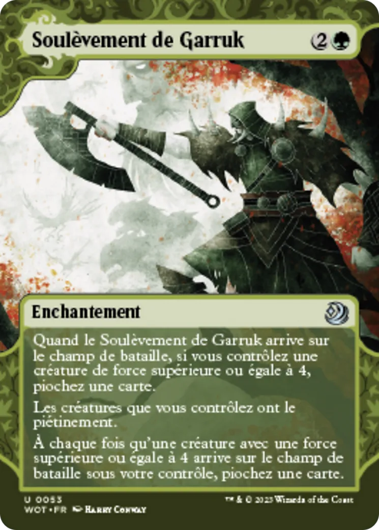 Soulèvement de Garruk — Wilds of Eldraine: Enchanting Tales — Magic: The Gathering