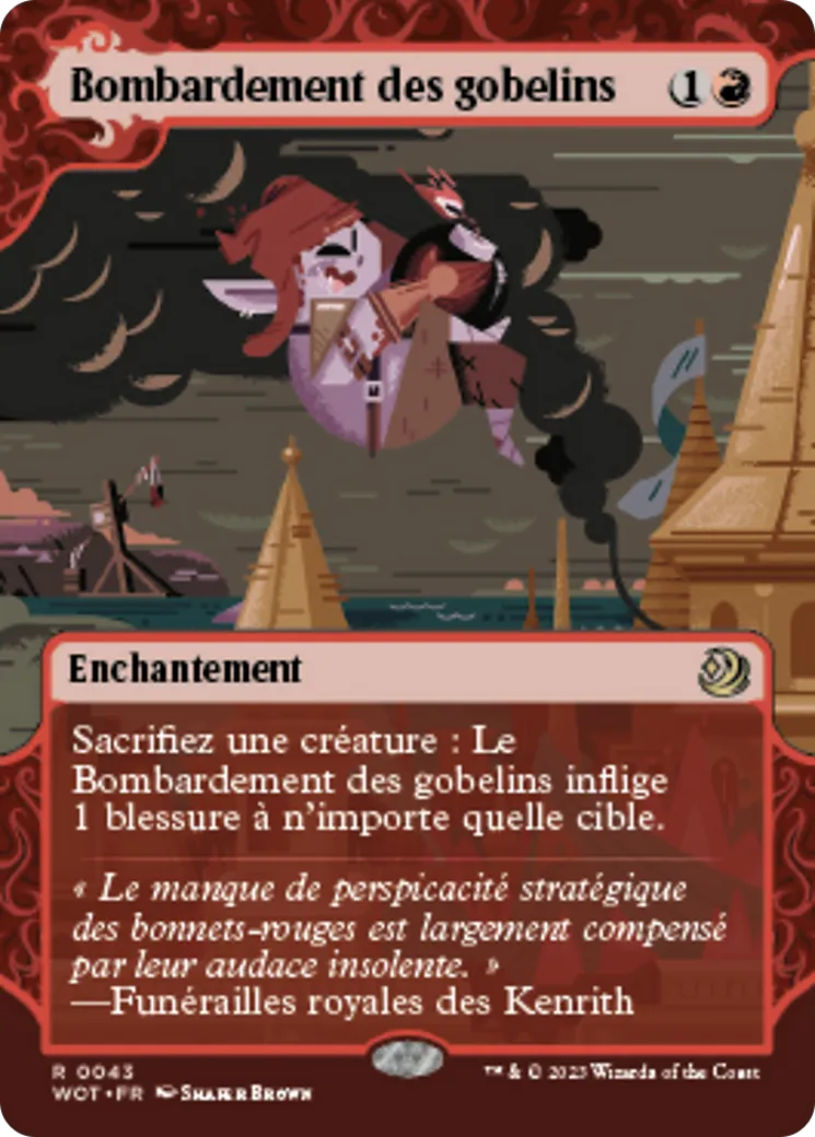 Bombardement des gobelins — Wilds of Eldraine: Enchanting Tales — Magic: The Gathering