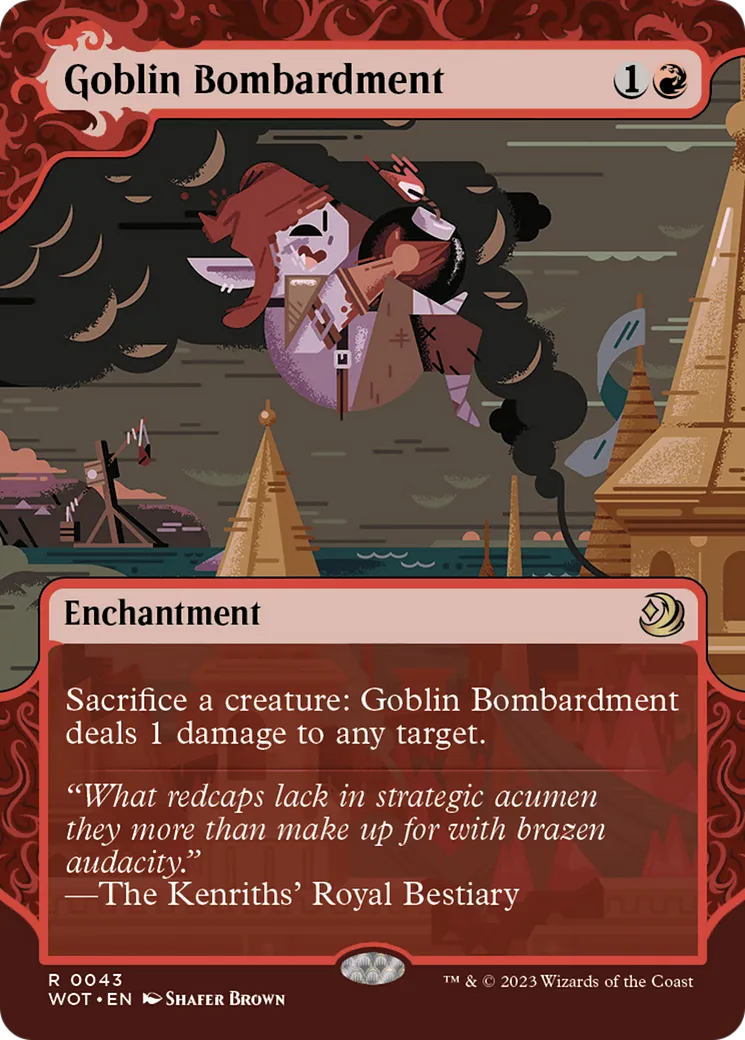 Bombardement des gobelins — Wilds of Eldraine: Enchanting Tales — Magic: The Gathering