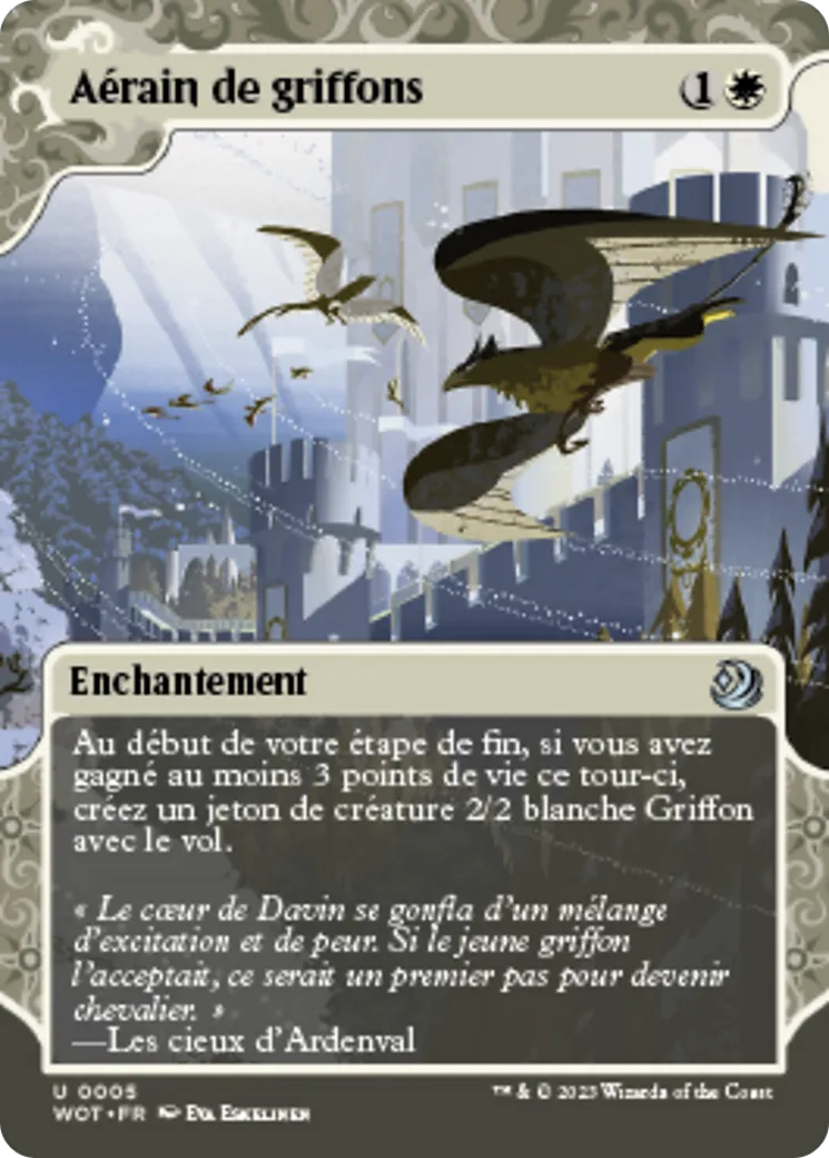 Aérain de griffons — Wilds of Eldraine: Enchanting Tales — Magic: The Gathering