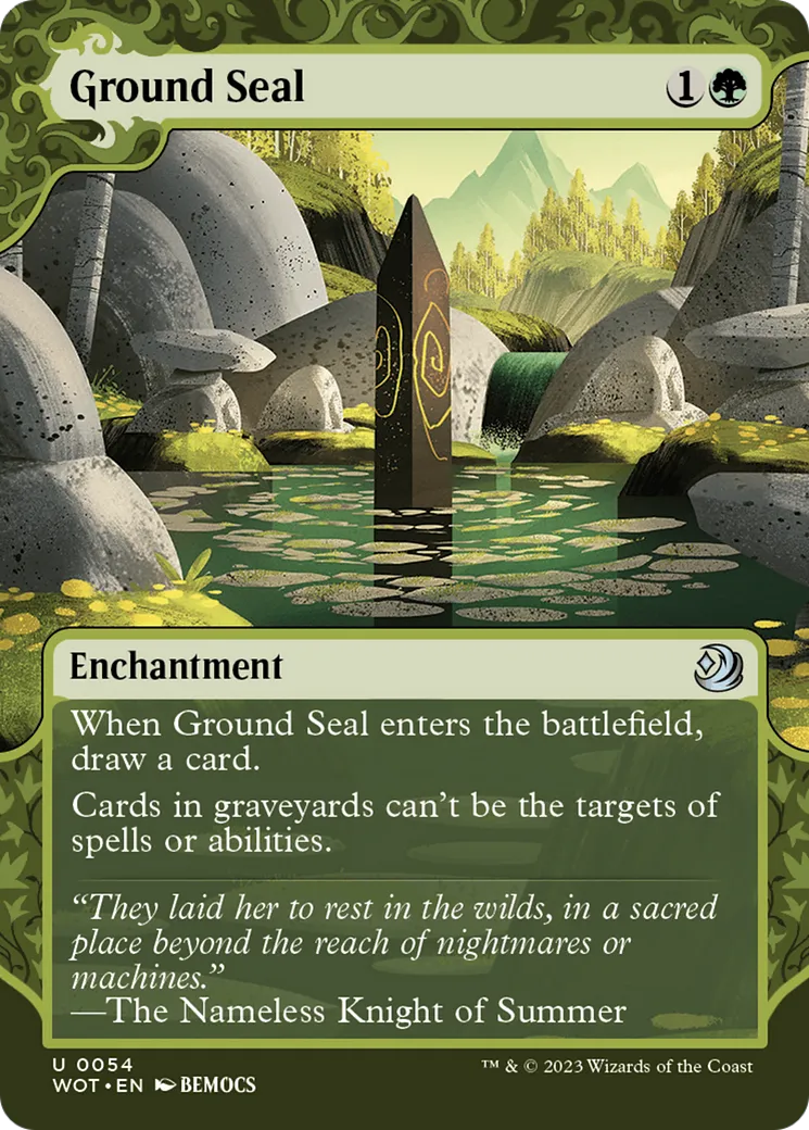 Sceau cthonien — Wilds of Eldraine: Enchanting Tales — Magic: The Gathering