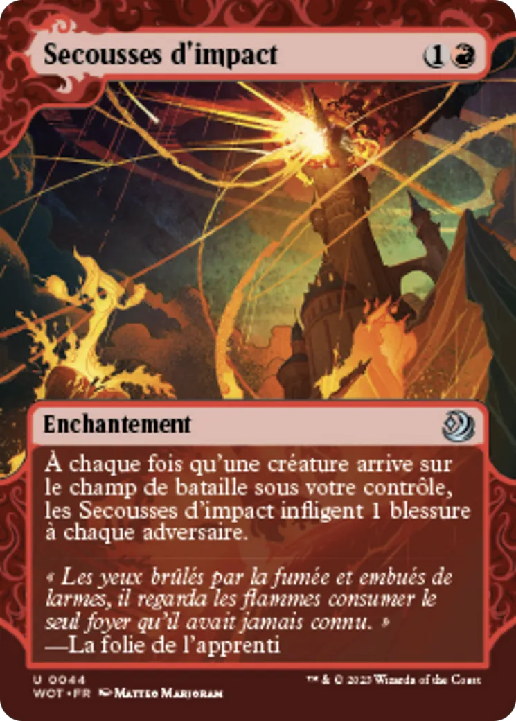 Secousses d'impact — Wilds of Eldraine: Enchanting Tales — Magic: The Gathering