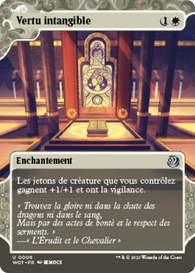Vertu intangible — Wilds of Eldraine: Enchanting Tales — Magic: The Gathering