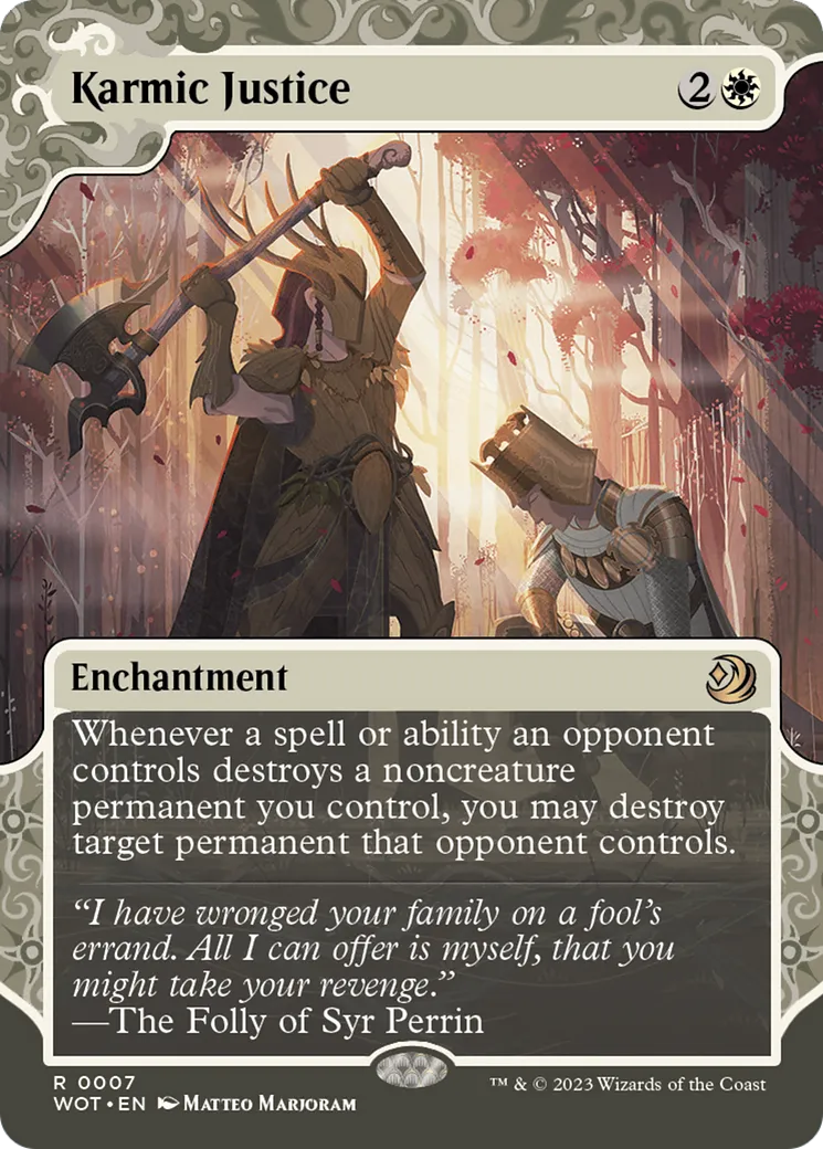 Karmic Justice — Wilds of Eldraine: Enchanting Tales — Magic: The Gathering