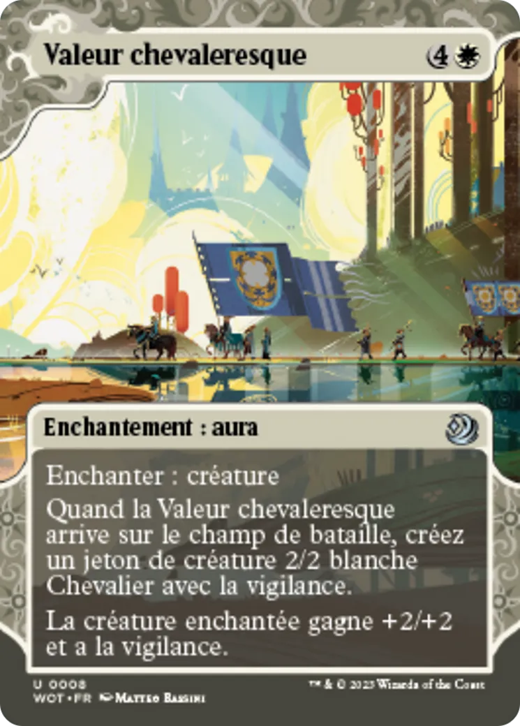 Valeur chevaleresque — Wilds of Eldraine: Enchanting Tales — Magic: The Gathering