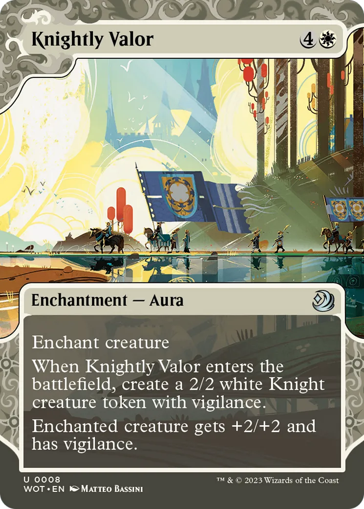 Knightly Valor — Wilds of Eldraine: Enchanting Tales — Magic: The Gathering