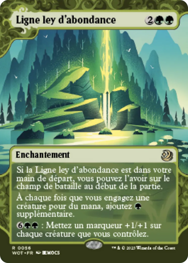 Ligne ley d'abondance — Wilds of Eldraine: Enchanting Tales — Magic: The Gathering