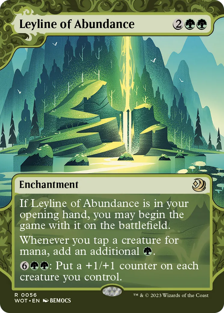 Ligne ley d'abondance — Wilds of Eldraine: Enchanting Tales — Magic: The Gathering