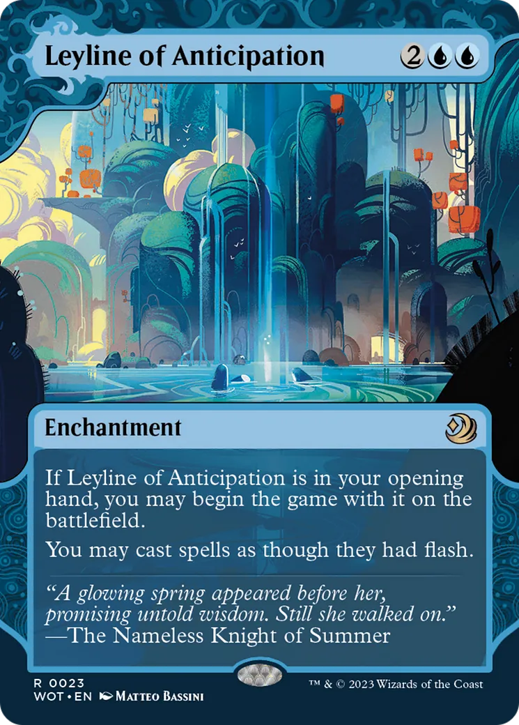 Leyline of Anticipation — Wilds of Eldraine: Enchanting Tales — Magic: The Gathering