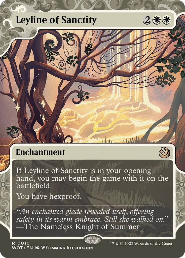Ligne ley de vertu — Wilds of Eldraine: Enchanting Tales — Magic: The Gathering