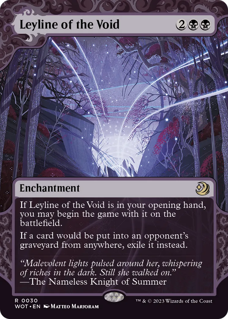 Ligne ley du vide — Wilds of Eldraine: Enchanting Tales — Magic: The Gathering