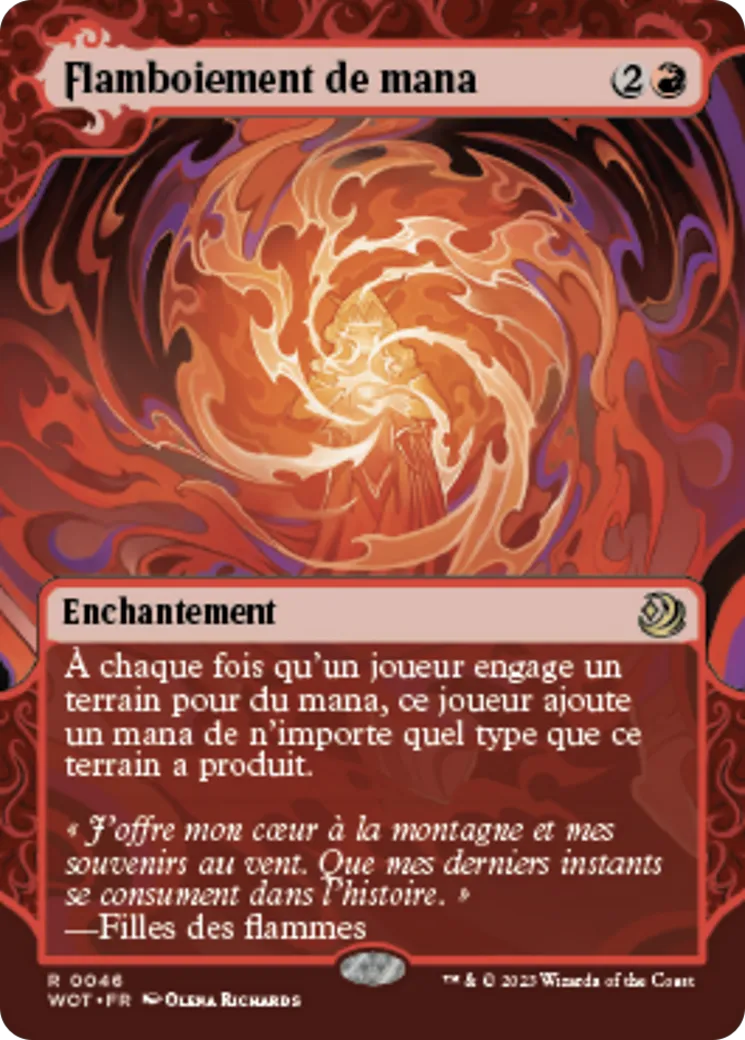 Flamboiement de mana — Wilds of Eldraine: Enchanting Tales — Magic: The Gathering