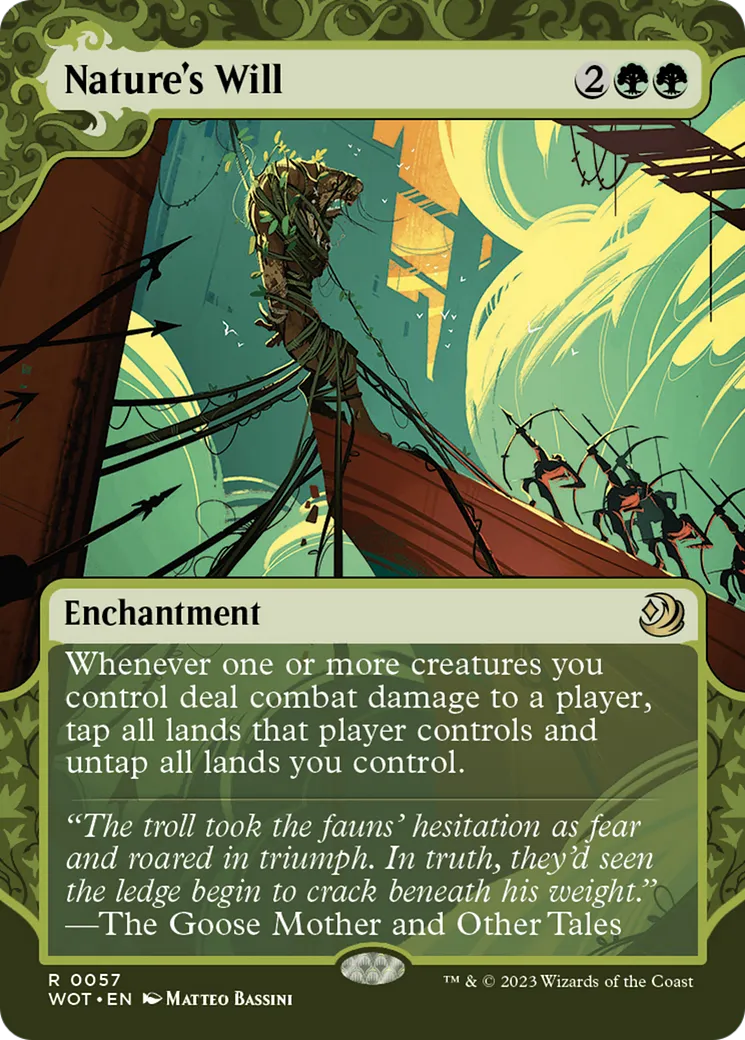 Nature's Will — Wilds of Eldraine: Enchanting Tales — Magic: The Gathering