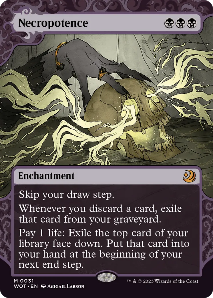 Necropotence — Wilds of Eldraine: Enchanting Tales — Magic: The Gathering