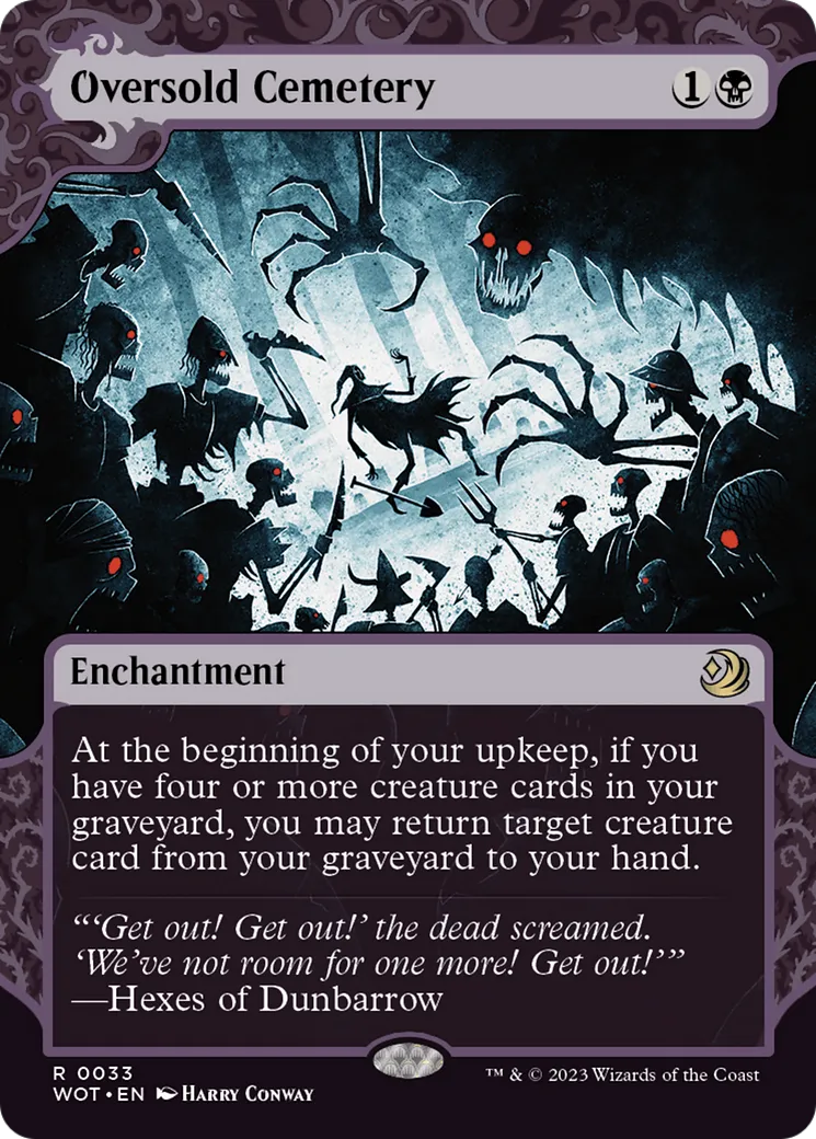 Cimetière surpeuplé — Wilds of Eldraine: Enchanting Tales — Magic: The Gathering
