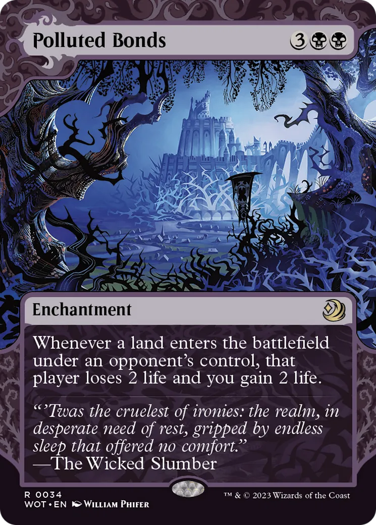 Polluted Bonds — Wilds of Eldraine: Enchanting Tales — Magic: The Gathering