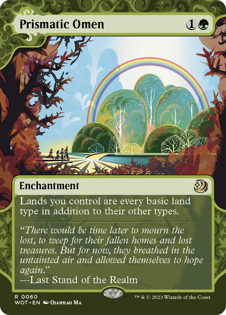Prismatic Omen — Wilds of Eldraine: Enchanting Tales — Magic: The Gathering