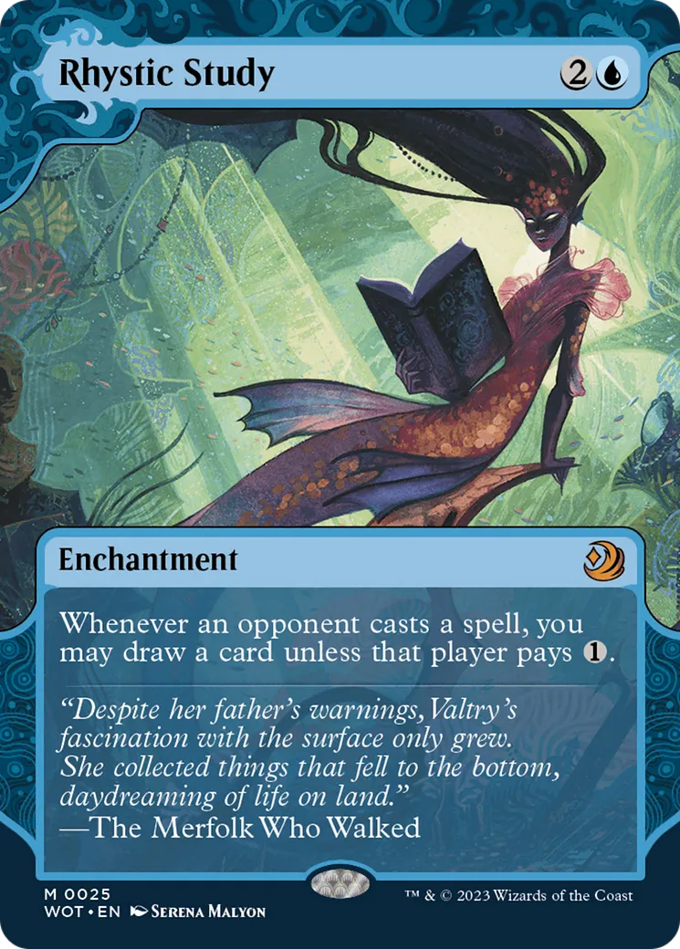 Rhystic Study — Wilds of Eldraine: Enchanting Tales — Magic: The Gathering