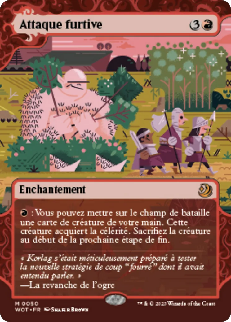 Attaque furtive — Wilds of Eldraine: Enchanting Tales — Magic: The Gathering