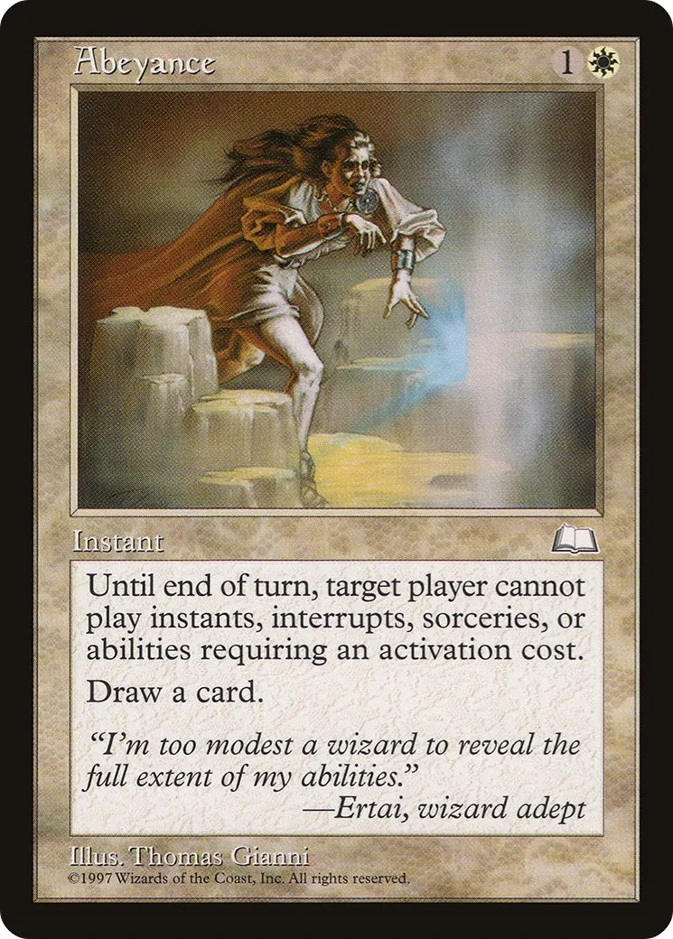 Suspens — Weatherlight — Magic: The Gathering
