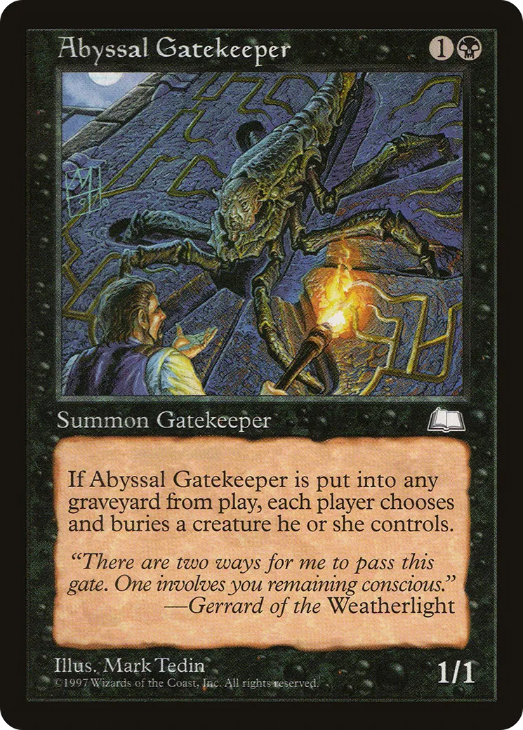 Abyssal Gatekeeper — Weatherlight — Magic: The Gathering