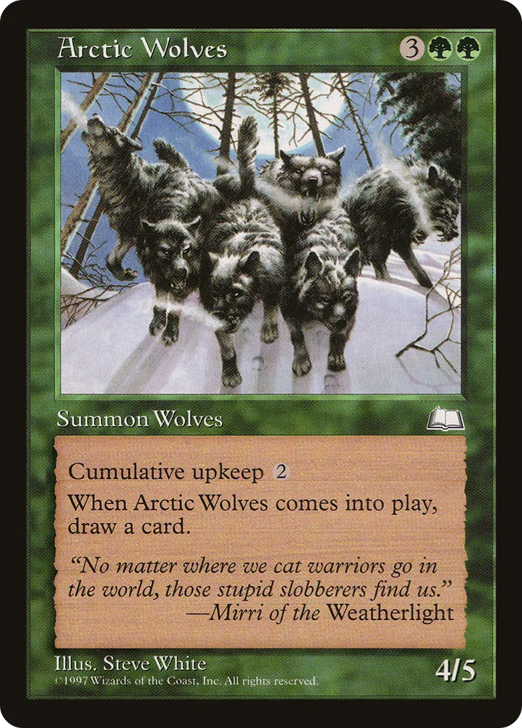 Loups arctiques — Weatherlight — Magic: The Gathering