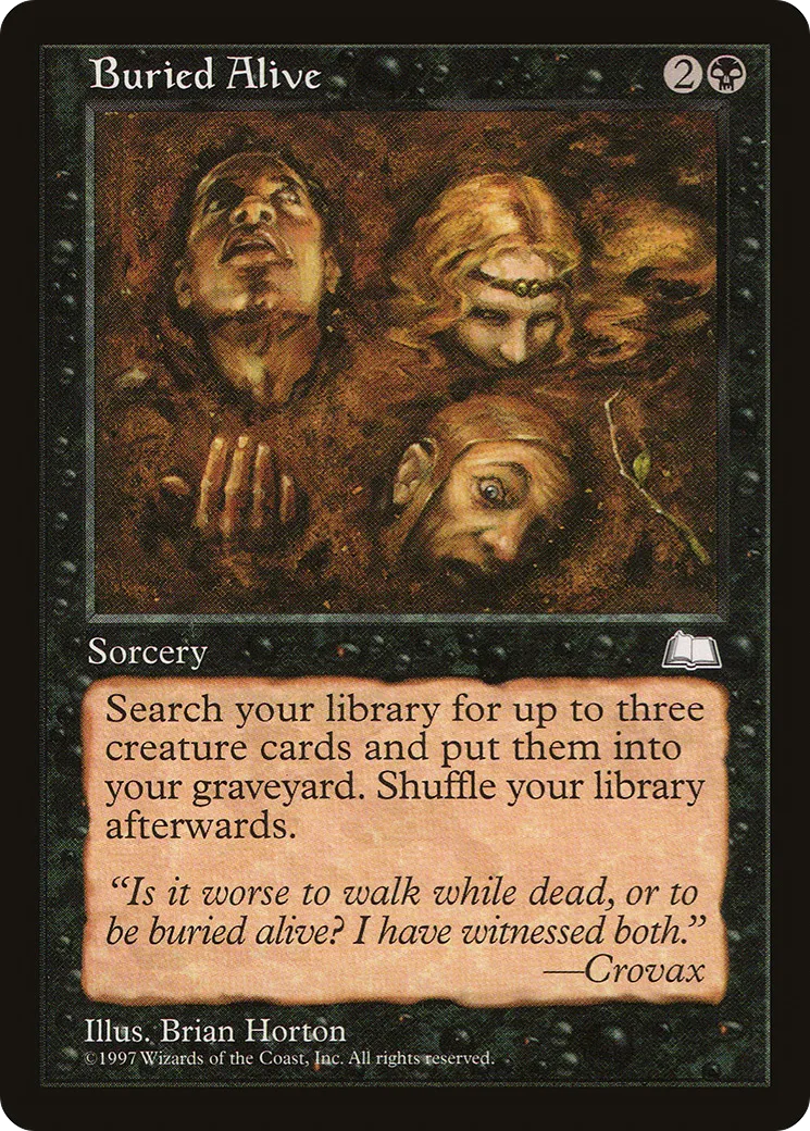 Enterré vivant — Weatherlight — Magic: The Gathering