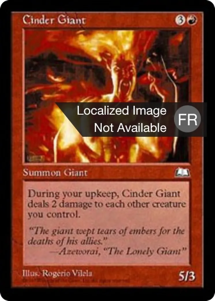 Géant des cendres — Weatherlight — Magic: The Gathering