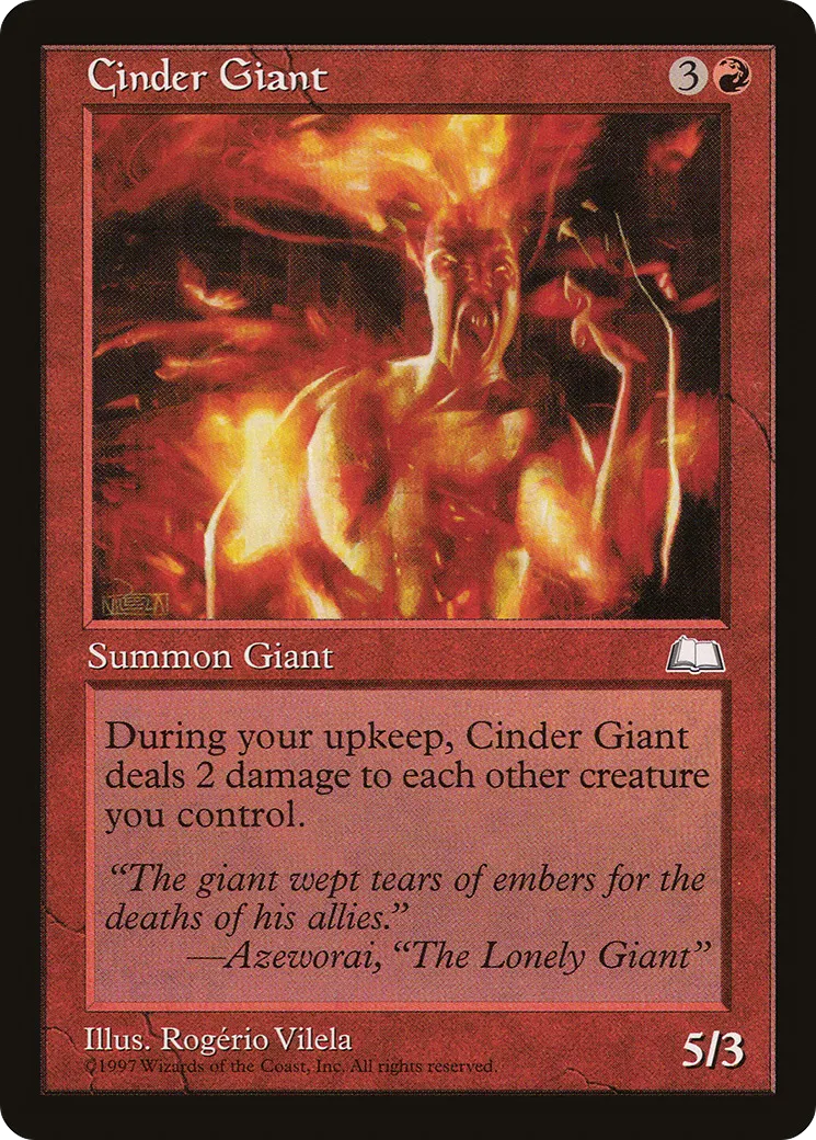 Cinder Giant — Weatherlight — Magic: The Gathering