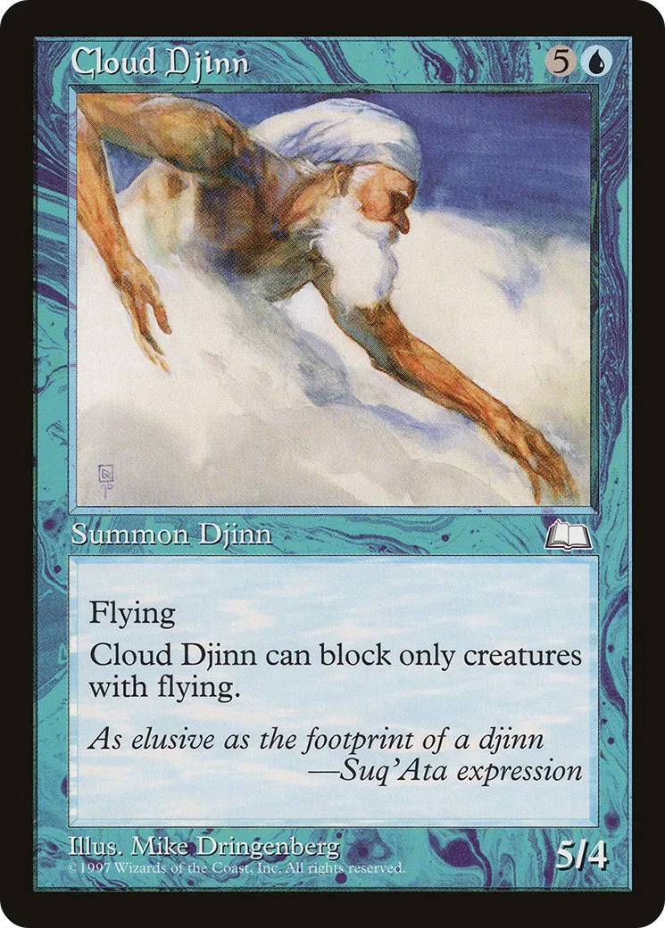 Cloud Djinn — Weatherlight — Magic: The Gathering