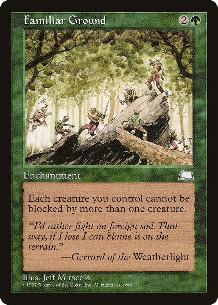 Terrain familier — Weatherlight — Magic: The Gathering