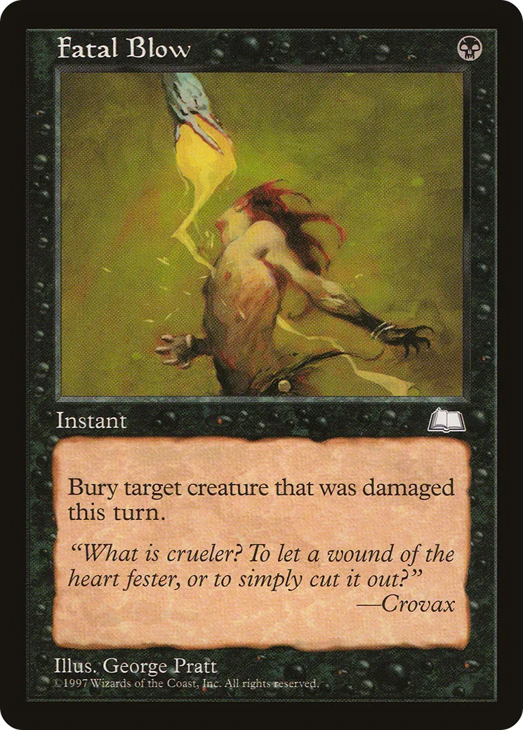 Fatal Blow — Weatherlight — Magic: The Gathering