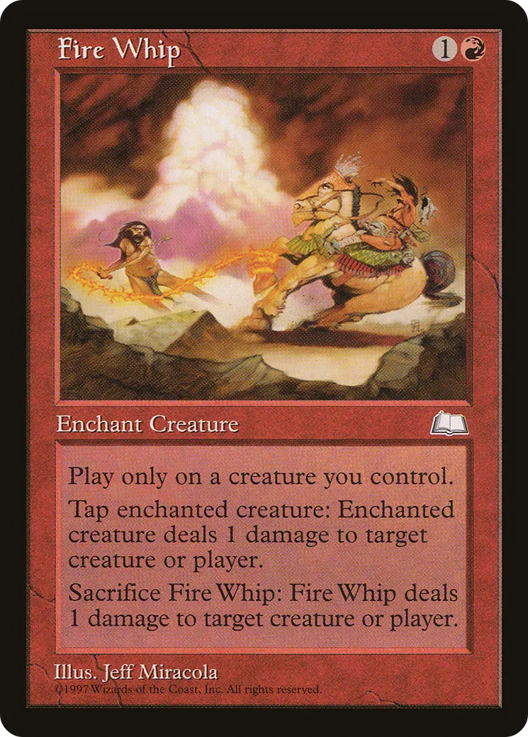 Fire Whip — Weatherlight — Magic: The Gathering