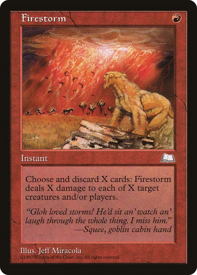 Orage de feu — Weatherlight — Magic: The Gathering