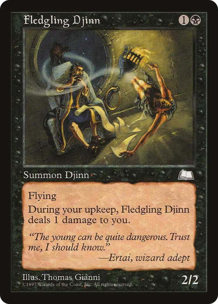 Fledgling Djinn — Weatherlight — Magic: The Gathering
