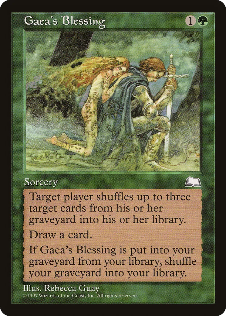 Bénédiction selon Gaia — Weatherlight — Magic: The Gathering