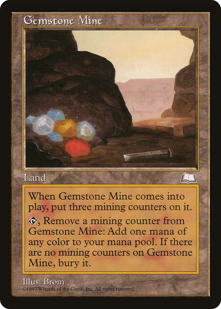 Mine de gemmes — Weatherlight — Magic: The Gathering