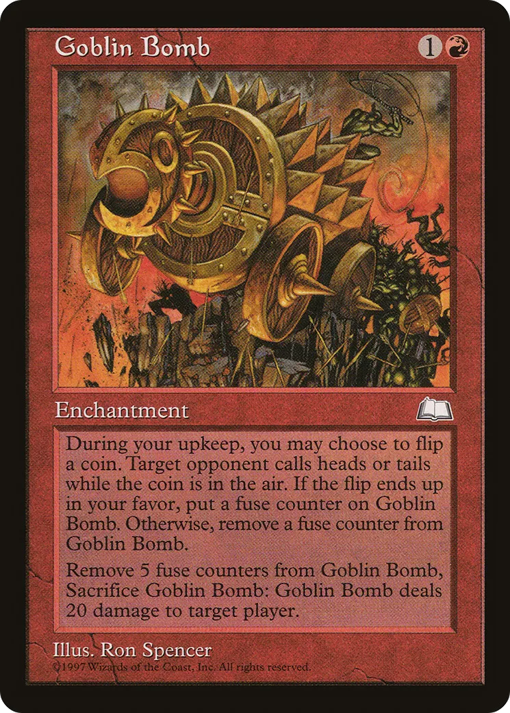 Goblin Bomb from Weatherlight - Magic: The Gathering