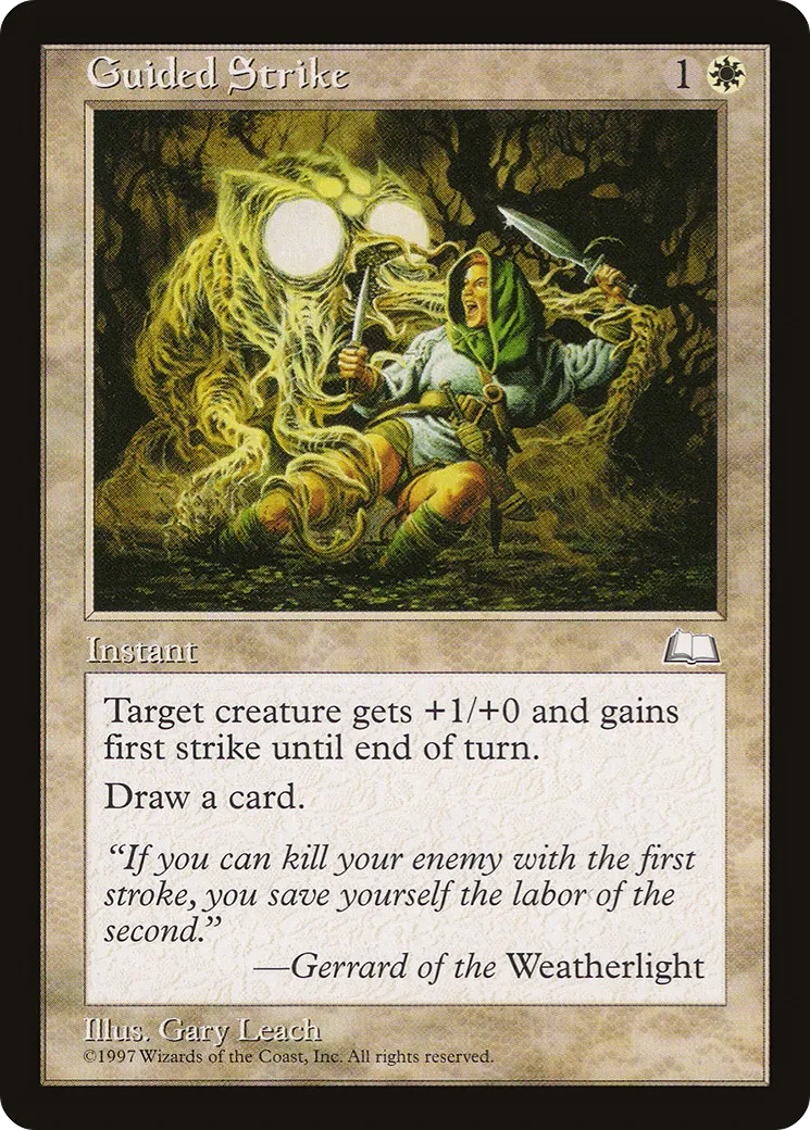 Guided Strike — Weatherlight — Magic: The Gathering