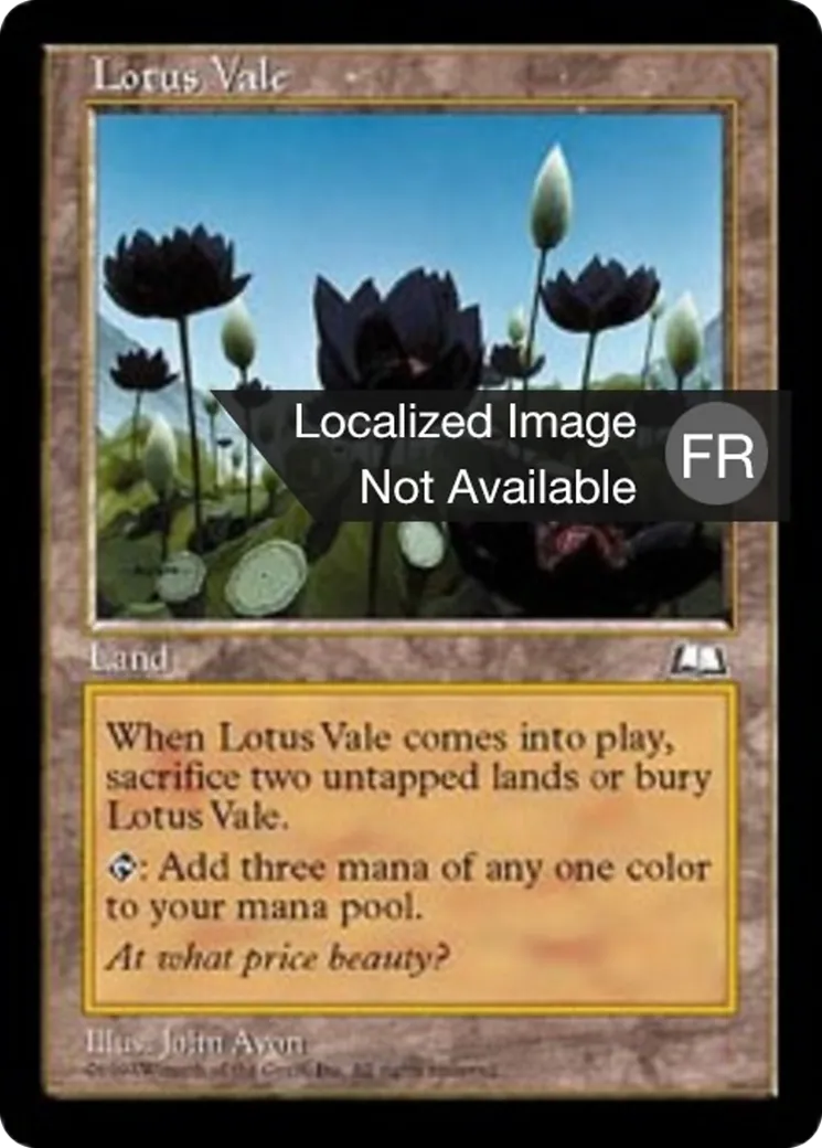 Vallon des Lotus — Weatherlight — Magic: The Gathering