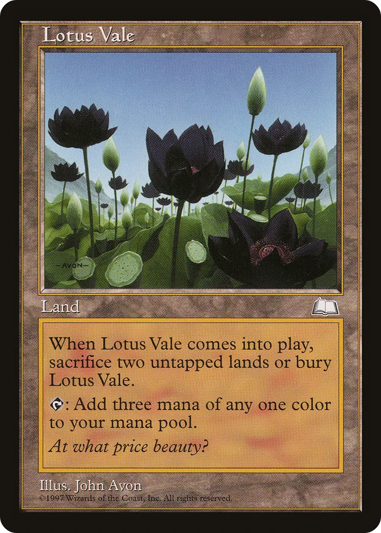 Lotus Vale — Weatherlight — Magic: The Gathering
