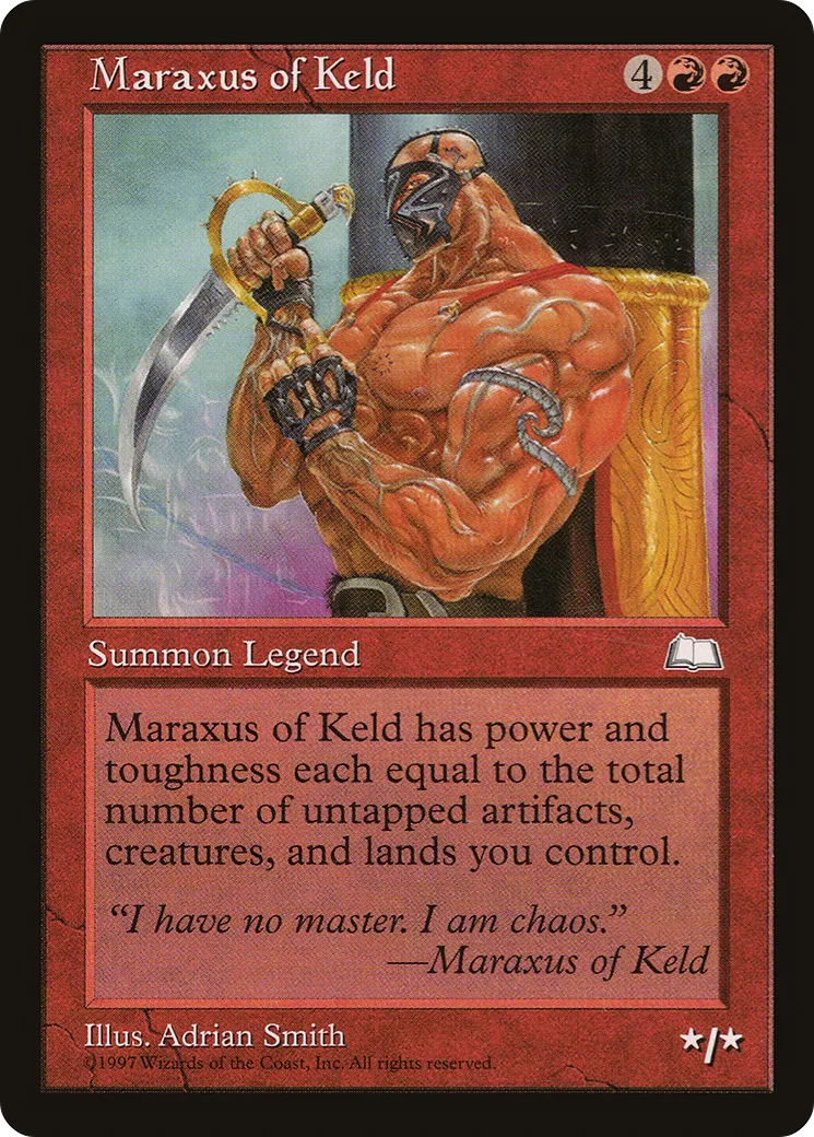 Maraxus of Keld — Weatherlight — Magic: The Gathering