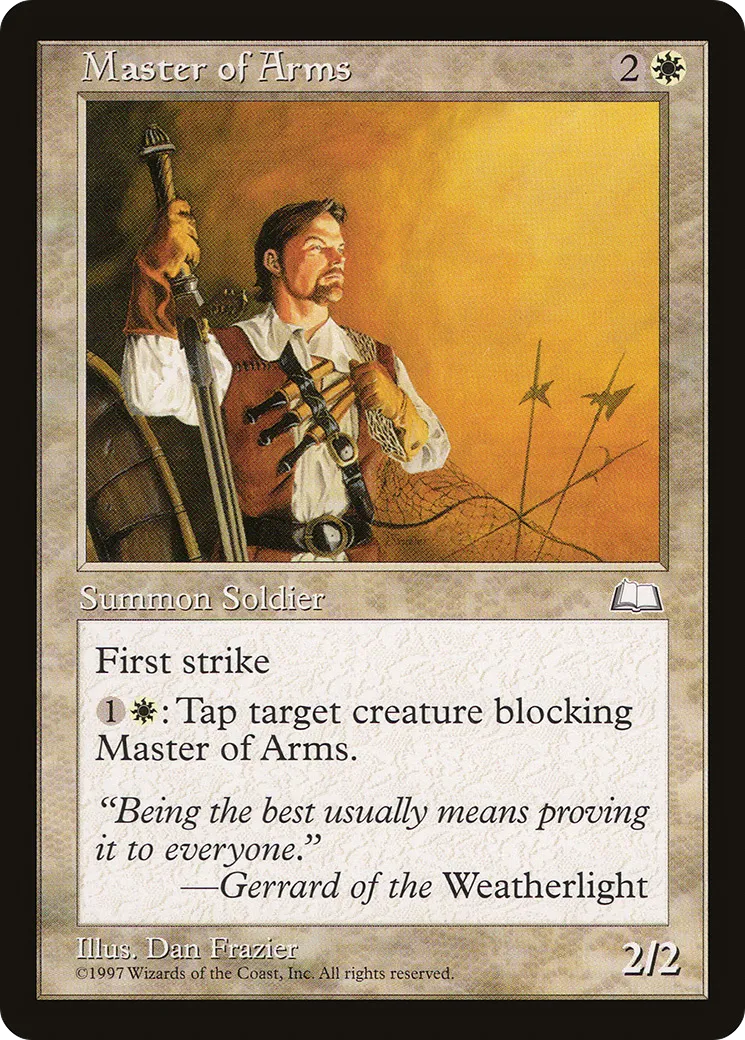 Maître d'armes — Weatherlight — Magic: The Gathering