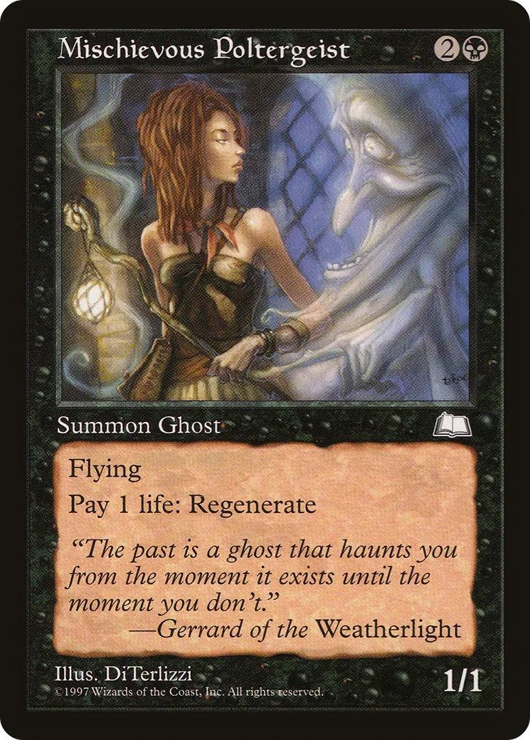 Mischievous Poltergeist — Weatherlight — Magic: The Gathering